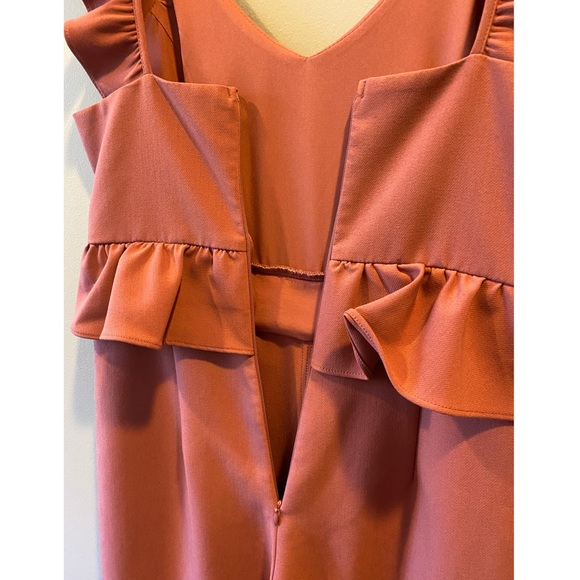 Gianni Bini Pink Peplum Jumpsuit |M| - Picture 12 of 14